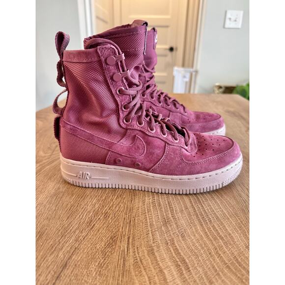 Nike | SF Air Force 1 Force is Female | Vintage Wine | AJ1700-600| Wm’s Size 6.5 - Picture 3 of 16